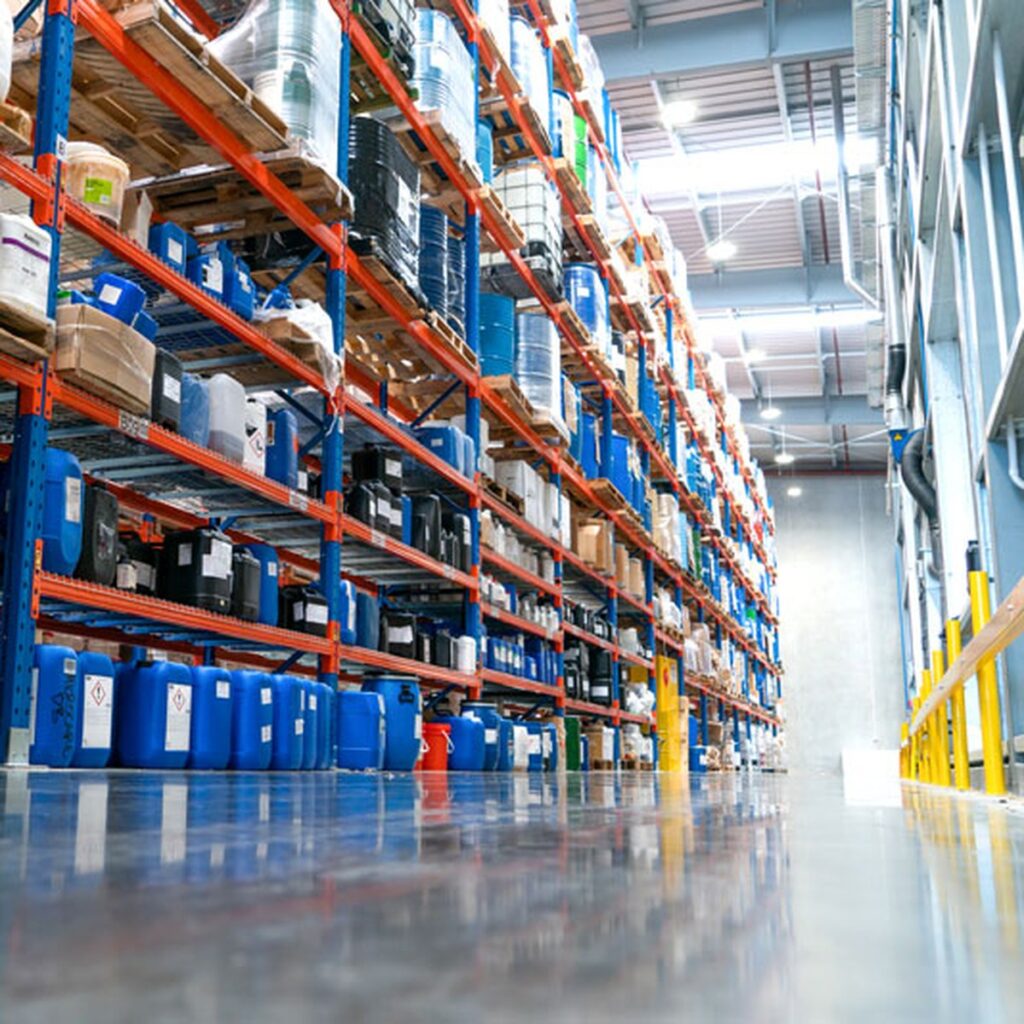 A factory containing cosmetic ingredients